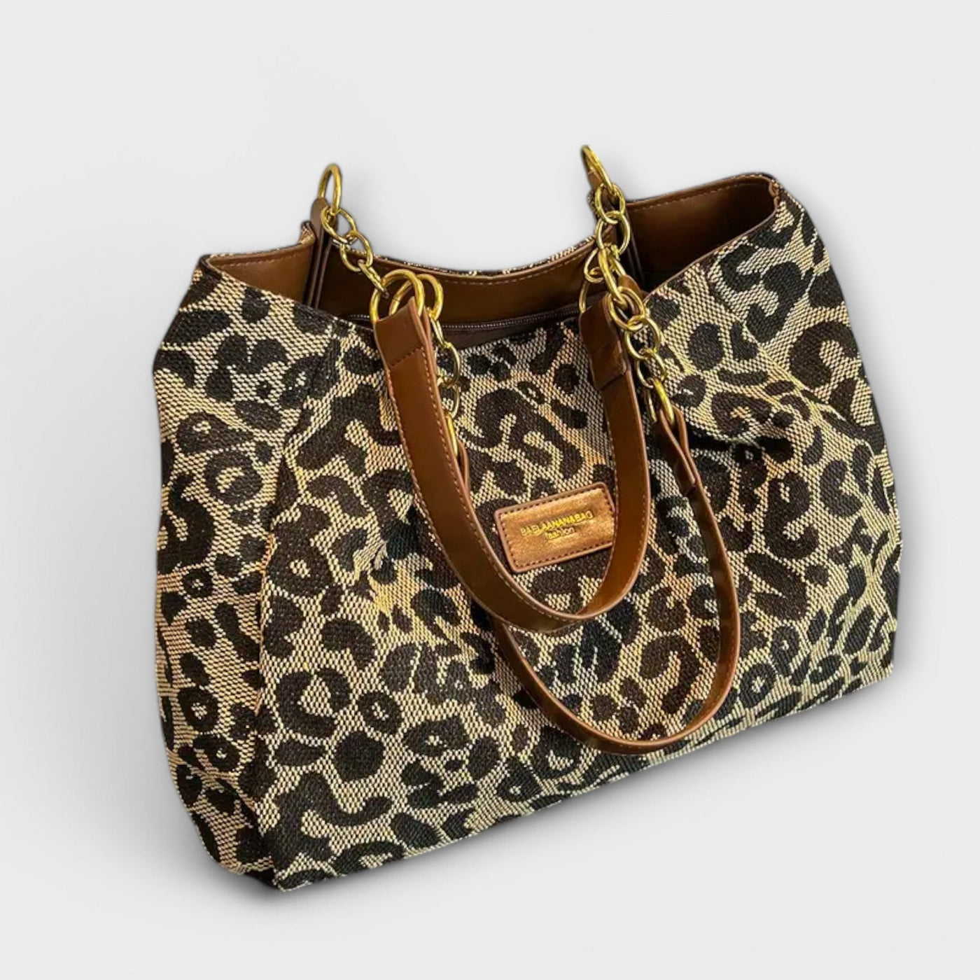 Sophie Mode - Leopard Canvas Tote