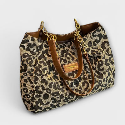 Sophie Mode - Leopard Canvas Tote