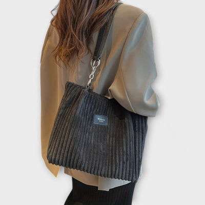 Sophie Mode - Soft Cord Shoulder Bag