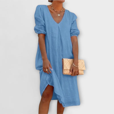 Fanny - Elegant Summer Dress with Crochet Details