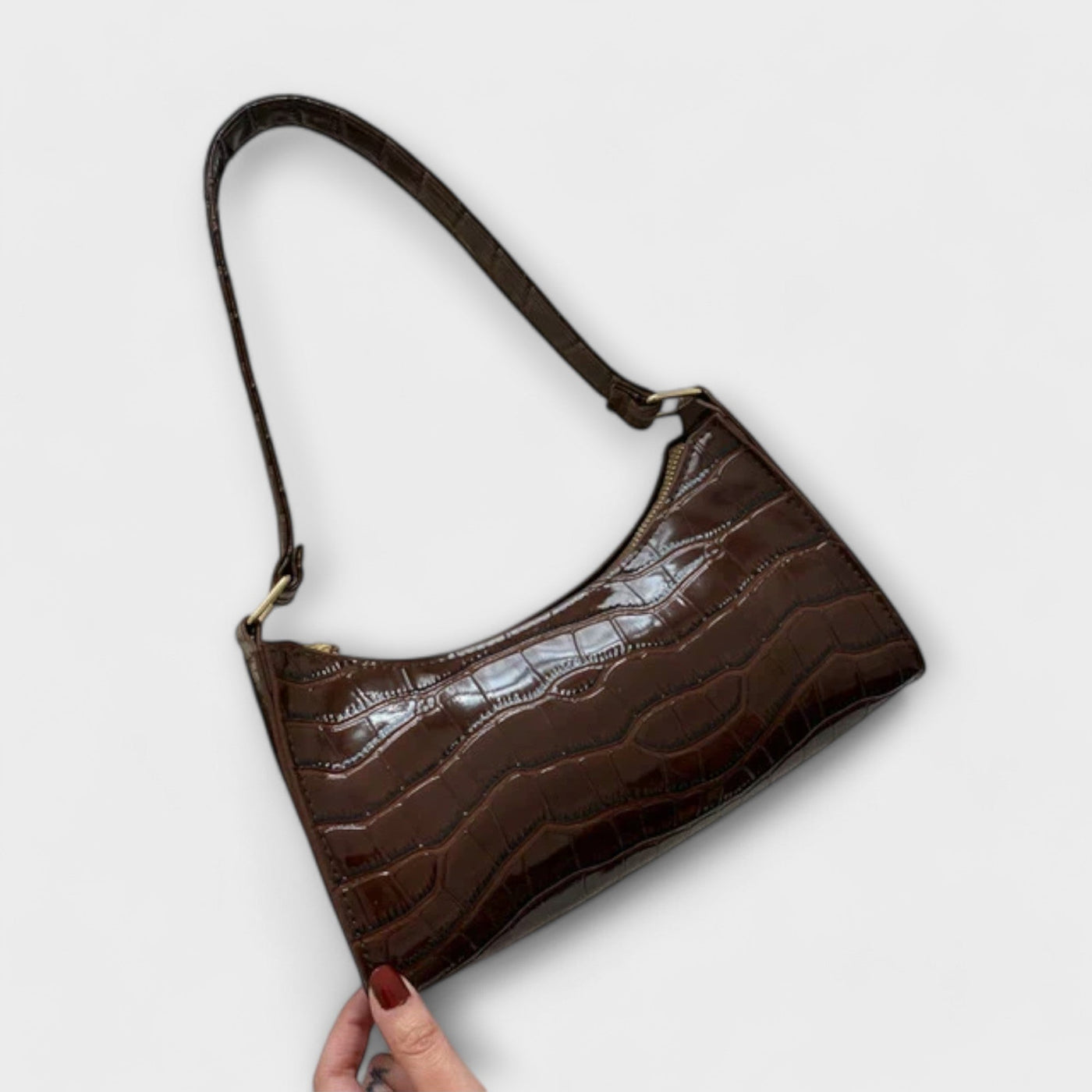 Sophie Mode - Shiny Leather Bag