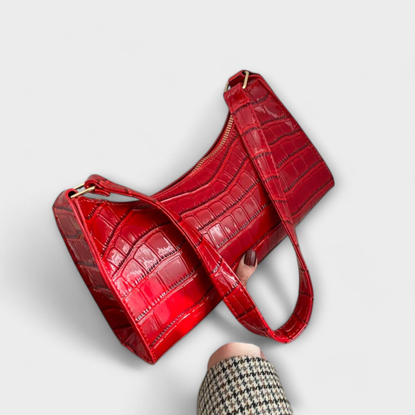 Sophie Mode - Shiny Leather Bag