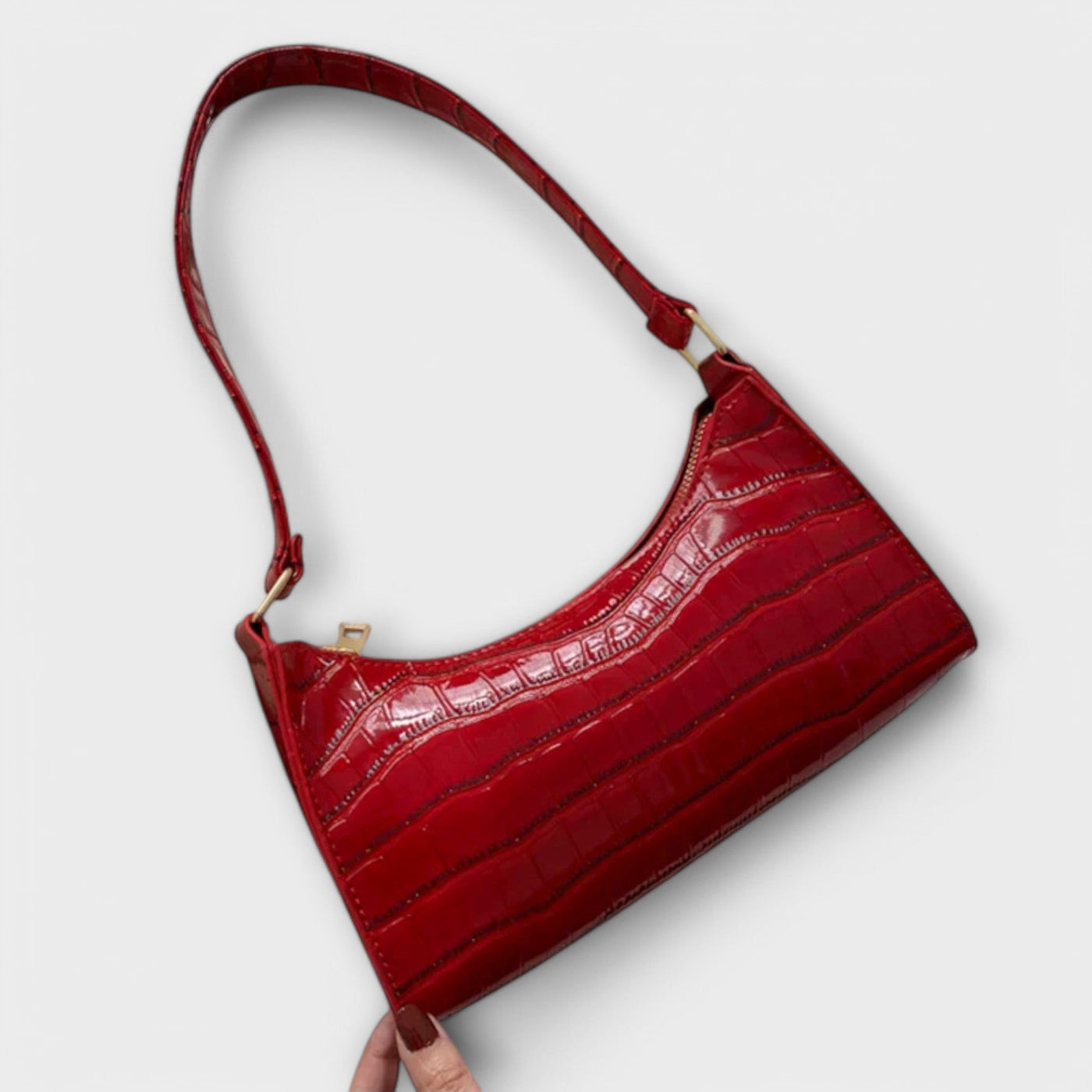 Sophie Mode - Shiny Leather Bag