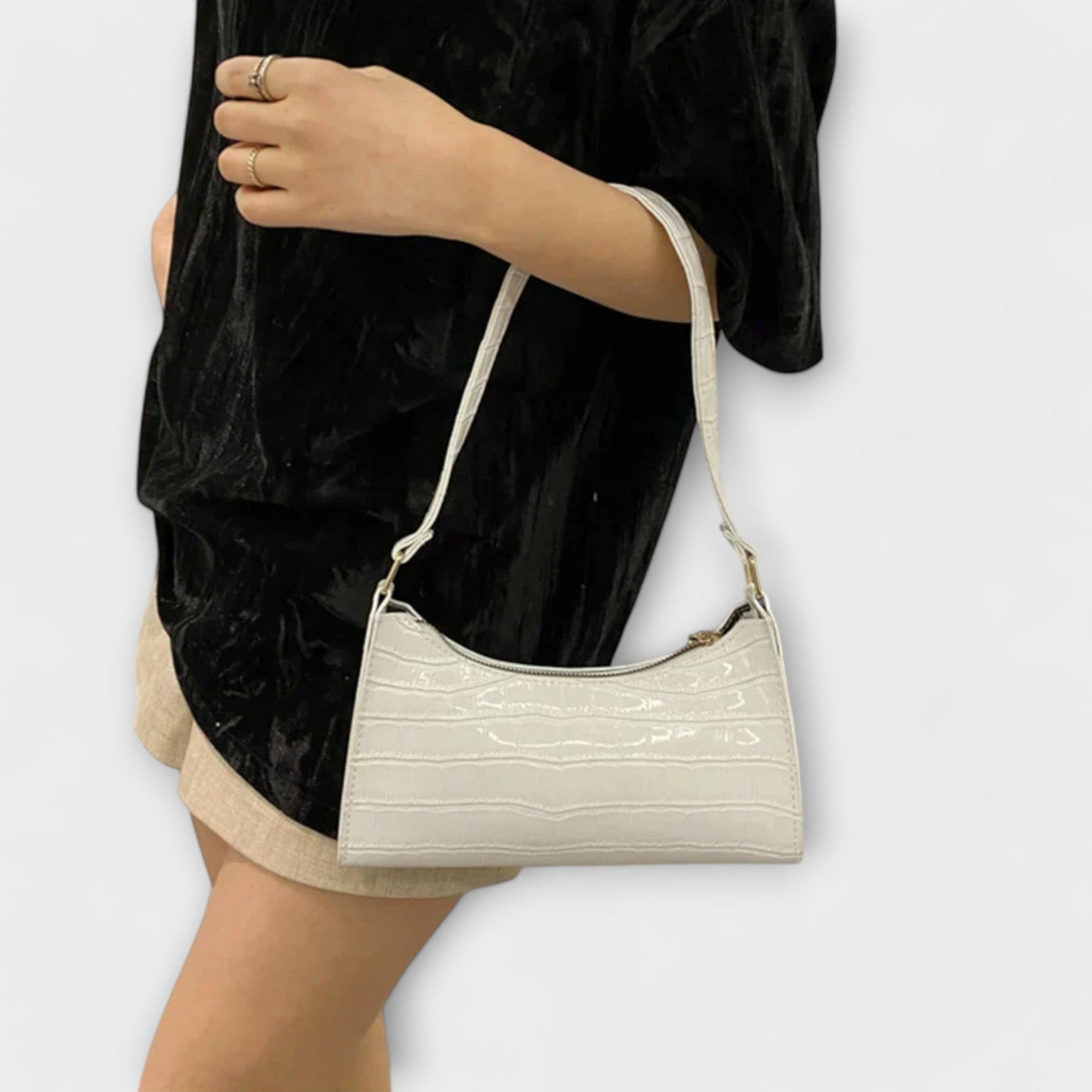 Sophie Mode - Shiny Leather Bag