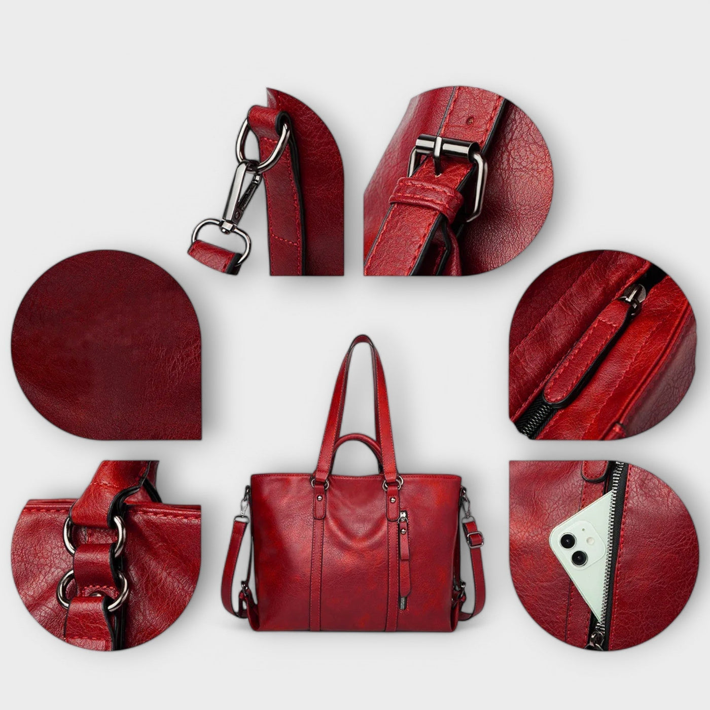 Sophie Mode - Large Leather Bag
