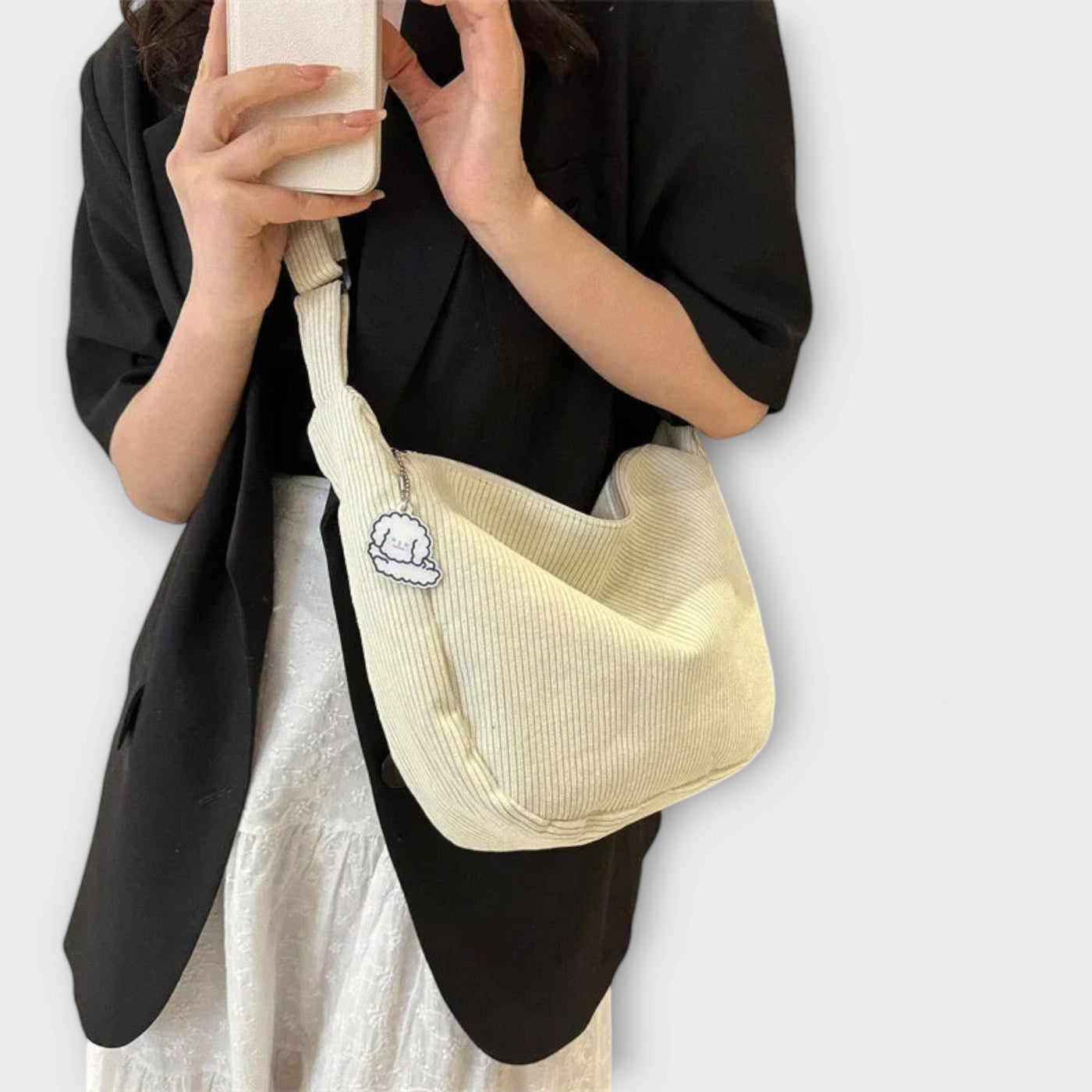 Sophie Mode - Corduroy Shoulder Bags for Women