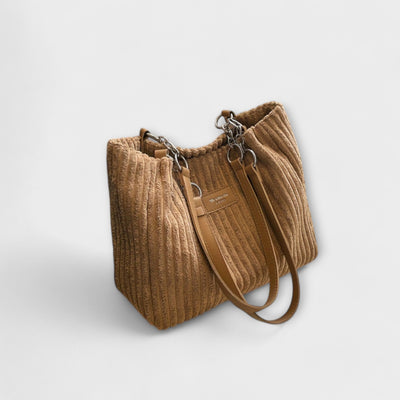 Sophie Mode - Soft Cord Shoulder Bag
