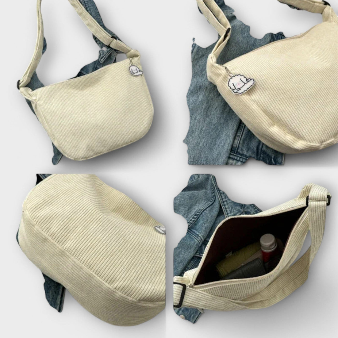 Sophie Mode - Corduroy Shoulder Bags for Women